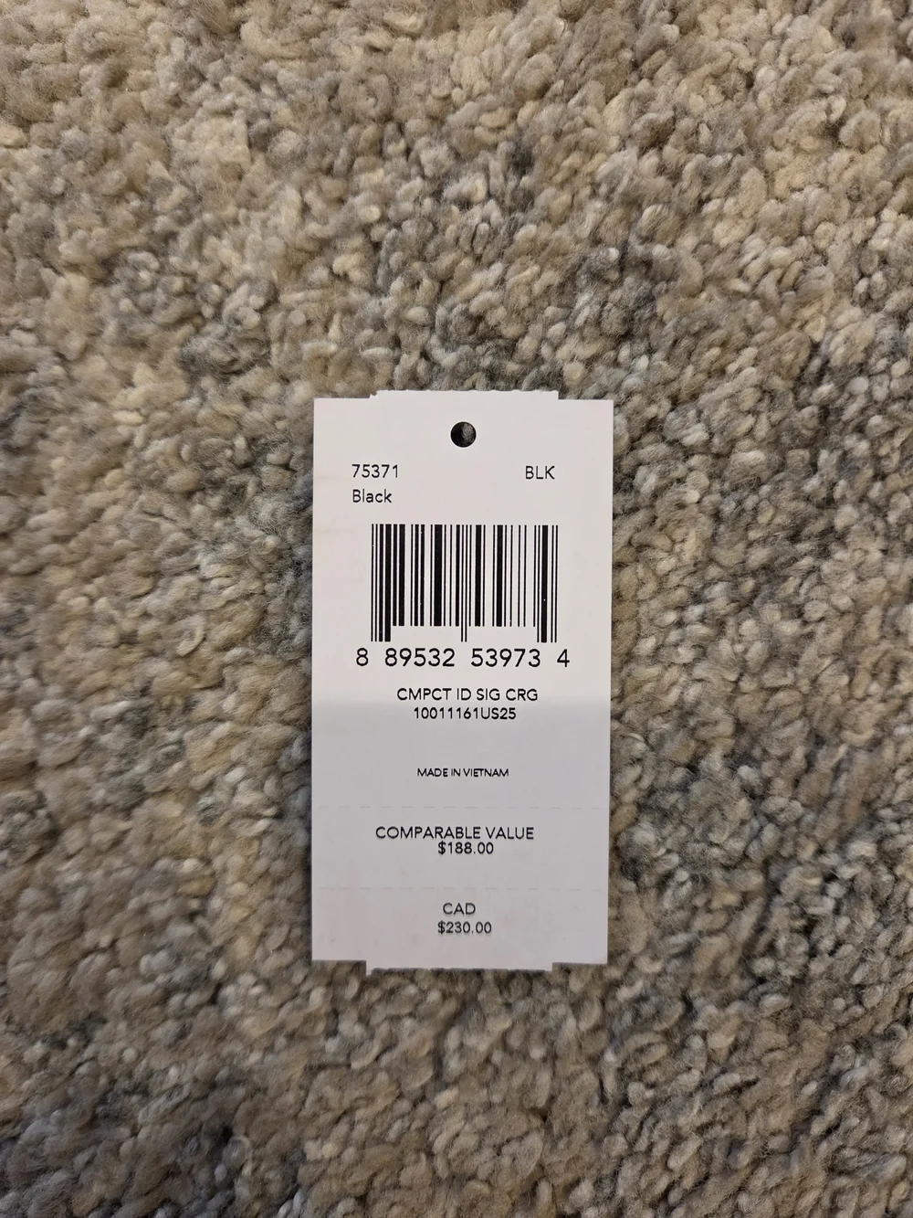 COACH - Black Signature Wallet with Insert (authentic)